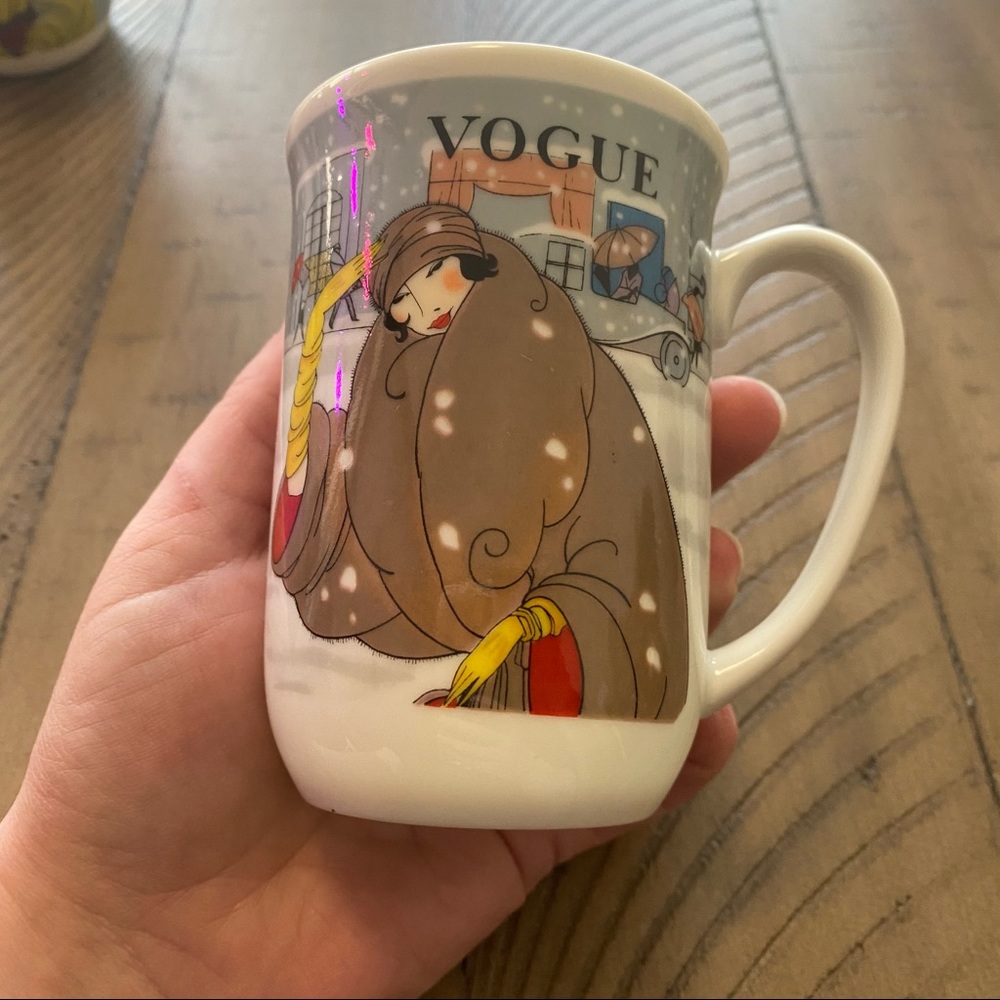 Vogue fashion mug 70’s fine China by MANN